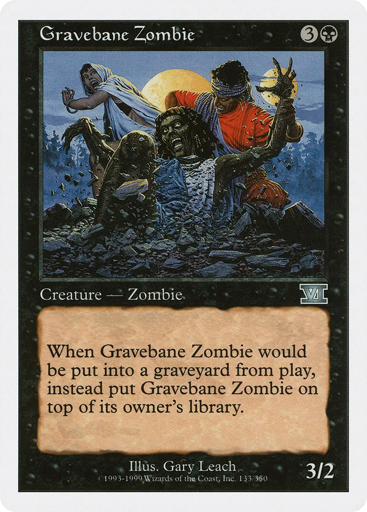Gravebane Zombie — Classic Sixth Edition — Magic: The Gathering