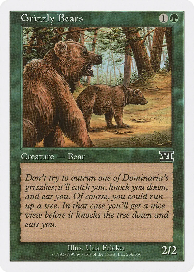 Grizzly Bears — Classic Sixth Edition — Magic: The Gathering