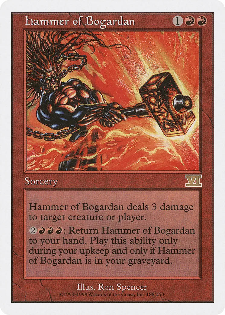 Hammer of Bogardan — Classic Sixth Edition — Magic: The Gathering