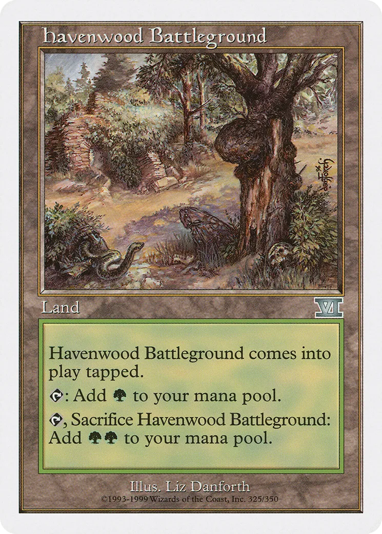 Havenwood Battleground — Classic Sixth Edition — Magic: The Gathering