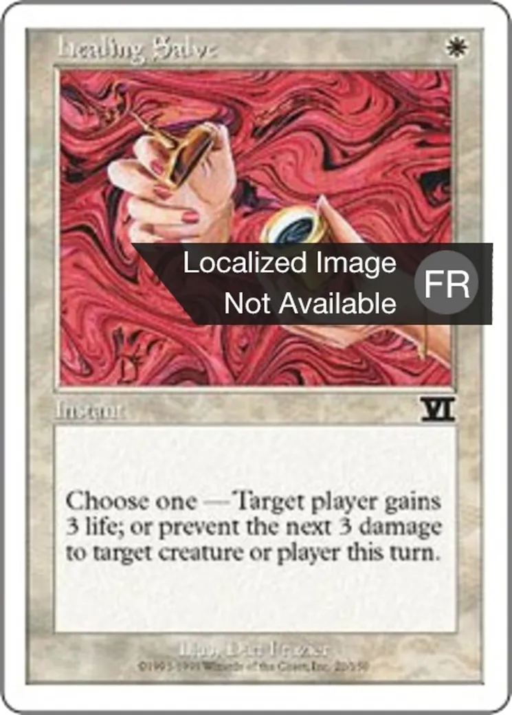 Onguent de soins — Classic Sixth Edition — Magic: The Gathering