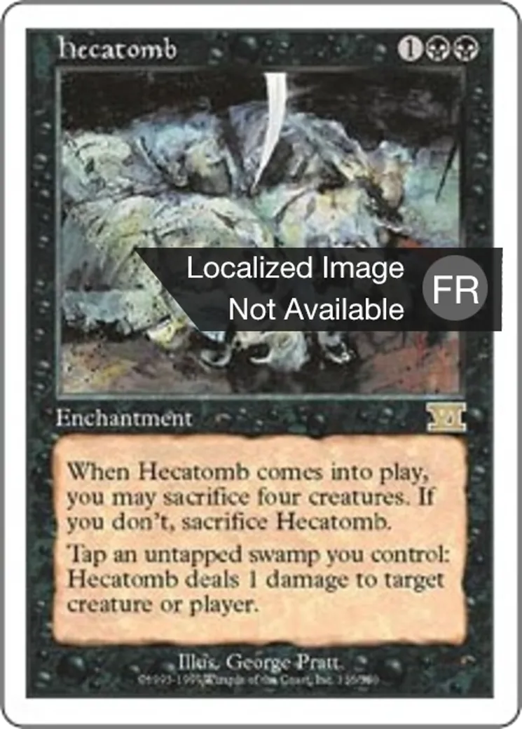 Hécatombe — Classic Sixth Edition — Magic: The Gathering