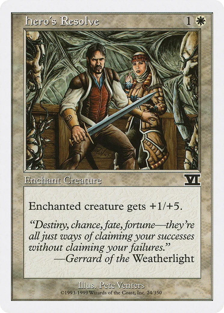 Hero's Resolve — Classic Sixth Edition — Magic: The Gathering