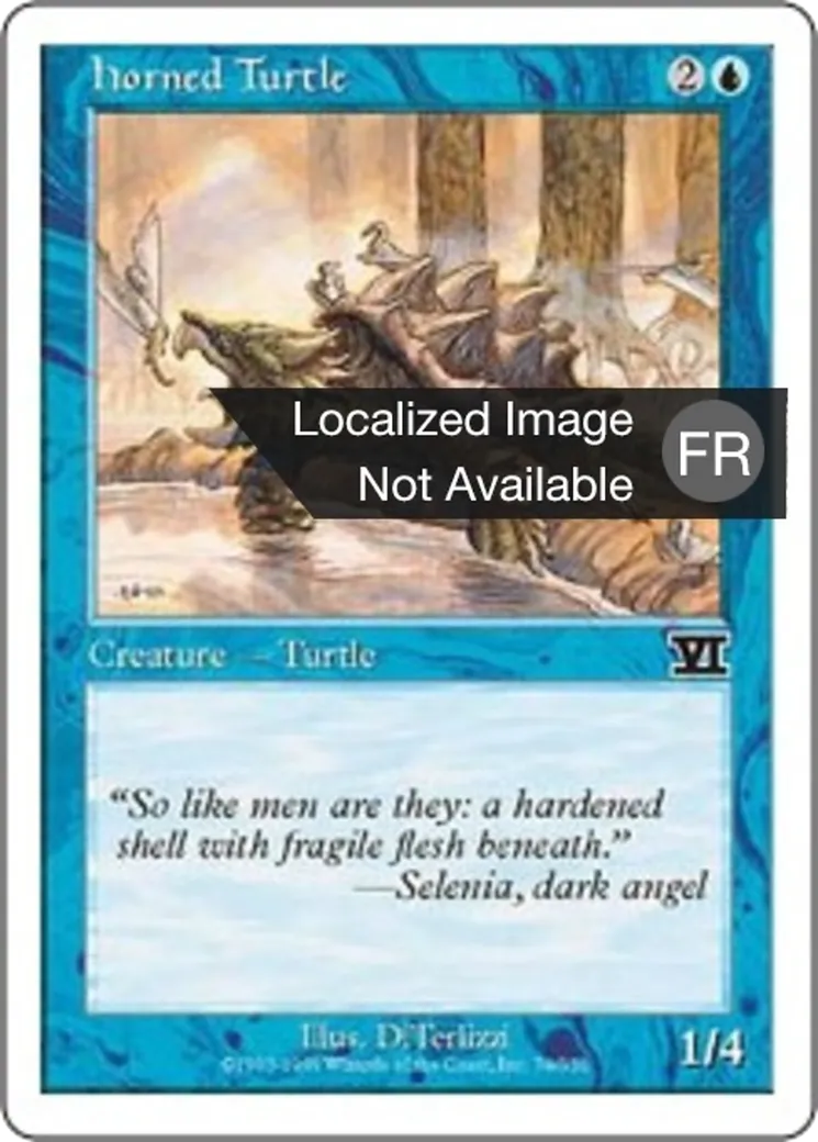 Tortue cornue — Classic Sixth Edition — Magic: The Gathering
