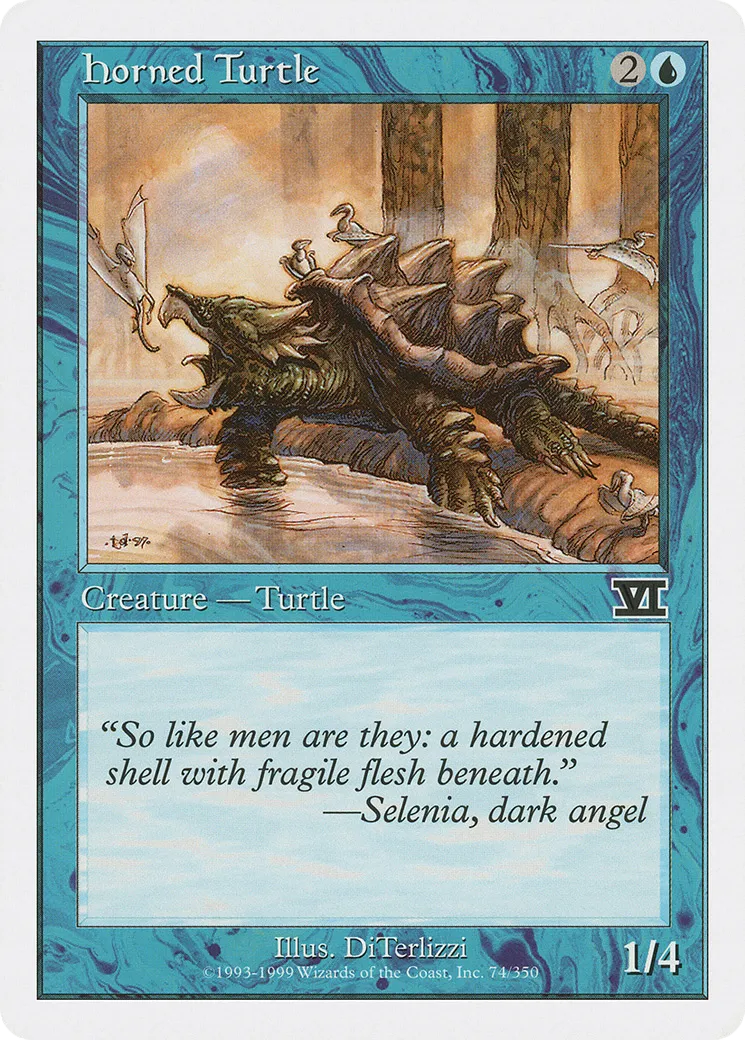 Tortue cornue — Classic Sixth Edition — Magic: The Gathering