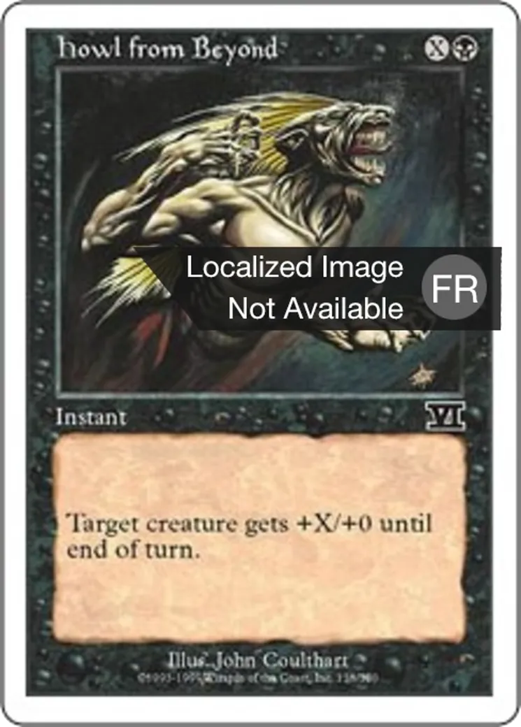 Rugissement de l'au-delà — Classic Sixth Edition — Magic: The Gathering