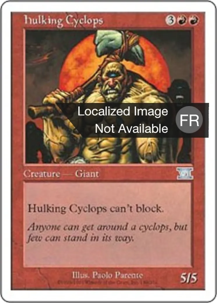 Cyclope lourdaud — Classic Sixth Edition — Magic: The Gathering