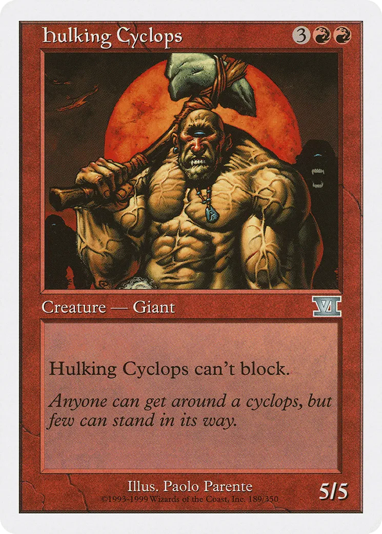 Hulking Cyclops — Classic Sixth Edition — Magic: The Gathering