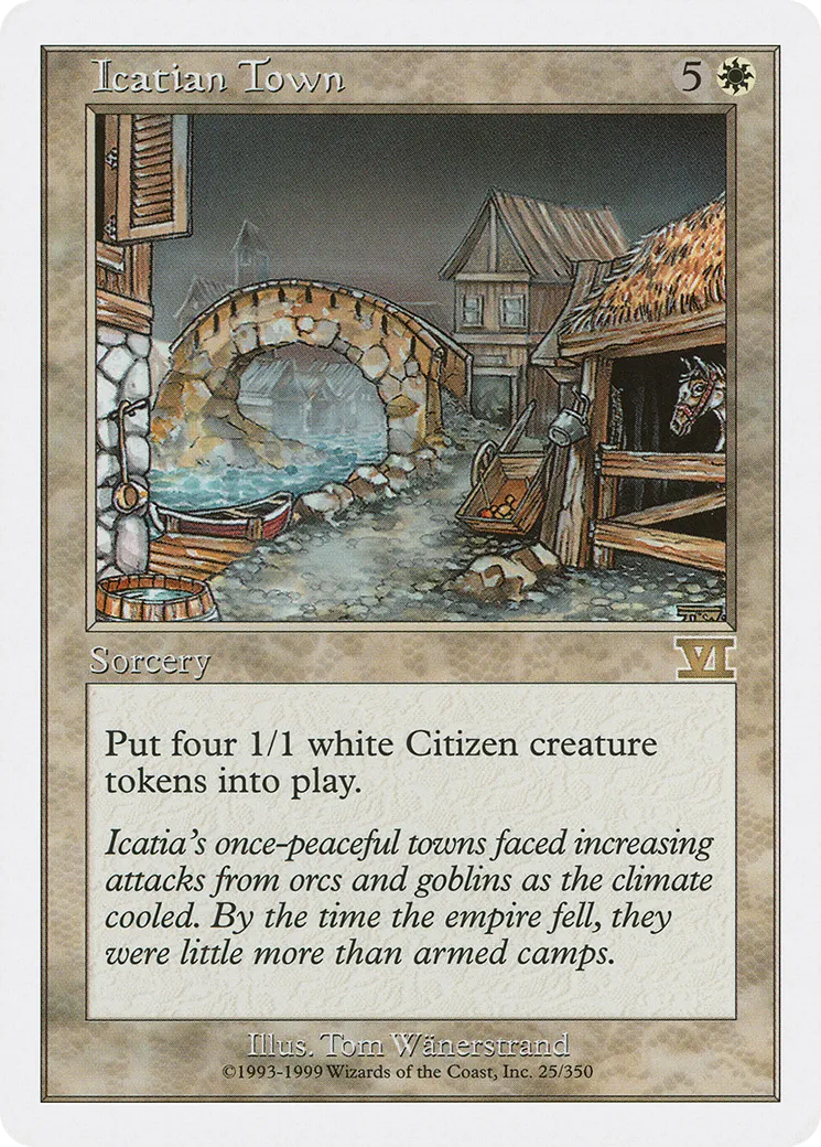 Icatian Town — Classic Sixth Edition — Magic: The Gathering