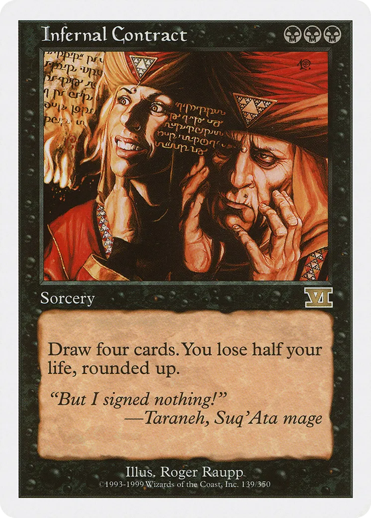 Infernal Contract — Classic Sixth Edition — Magic: The Gathering