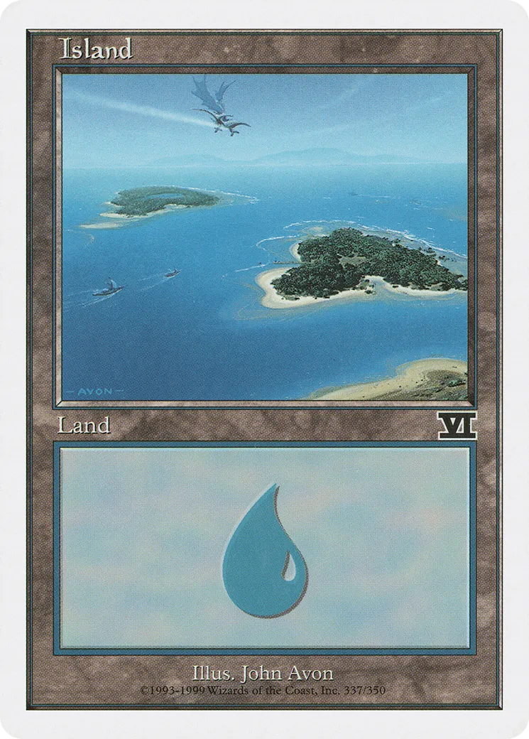 Island — Classic Sixth Edition — Magic: The Gathering
