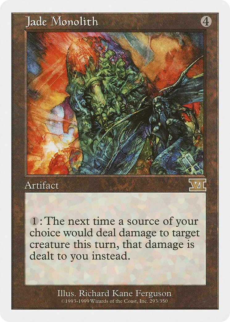 Jade Monolith from Classic Sixth Edition - Magic: The Gathering