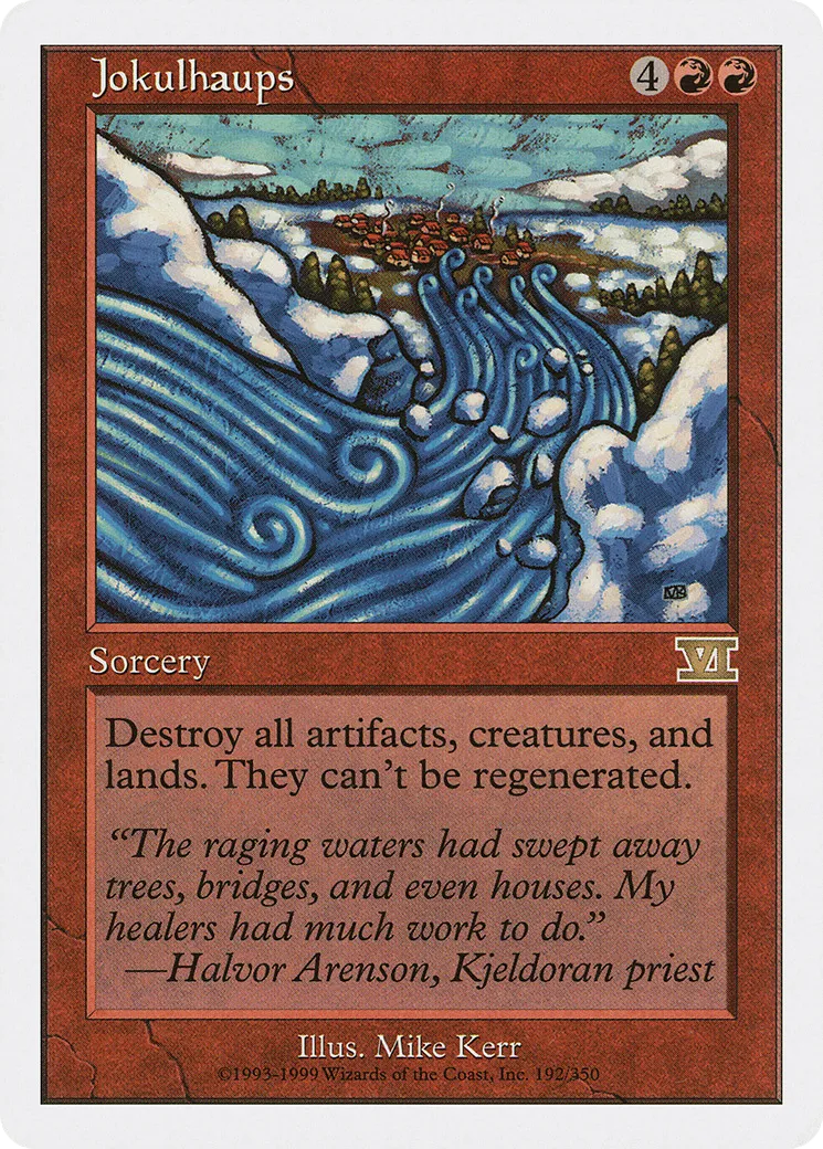 Jokulhaups — Classic Sixth Edition — Magic: The Gathering