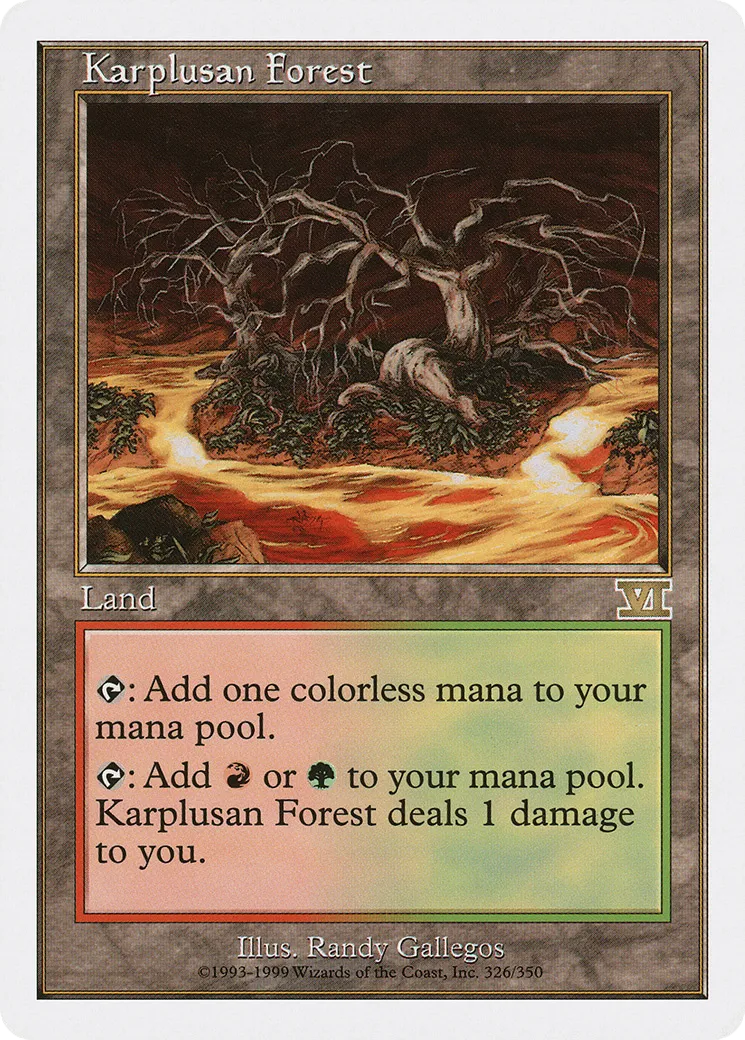 Karplusan Forest — Classic Sixth Edition — Magic: The Gathering