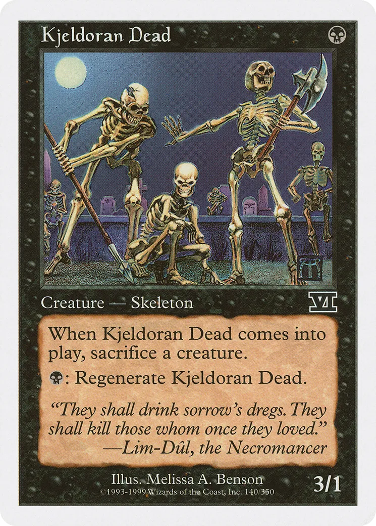 Mort kjeldorien — Classic Sixth Edition — Magic: The Gathering