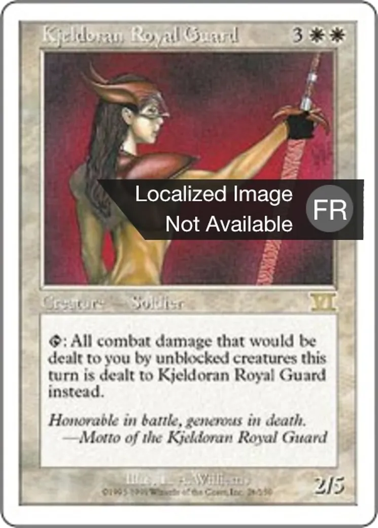 Garde royale du Kjeldor — Classic Sixth Edition — Magic: The Gathering