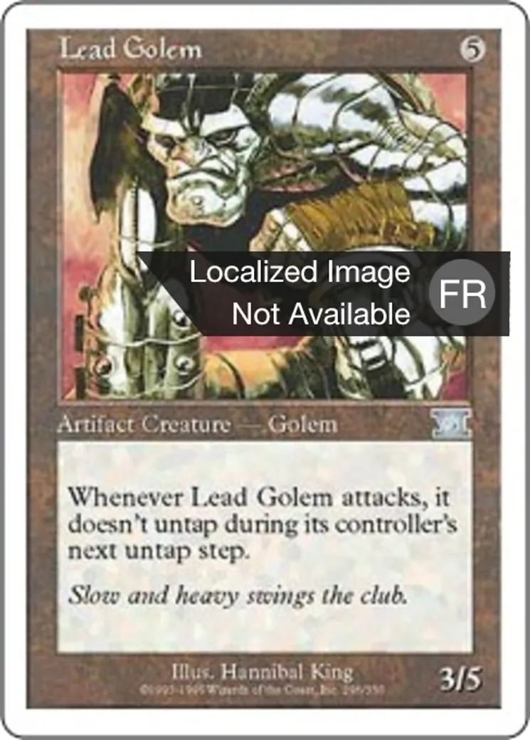 Golem de plomb — Classic Sixth Edition — Magic: The Gathering