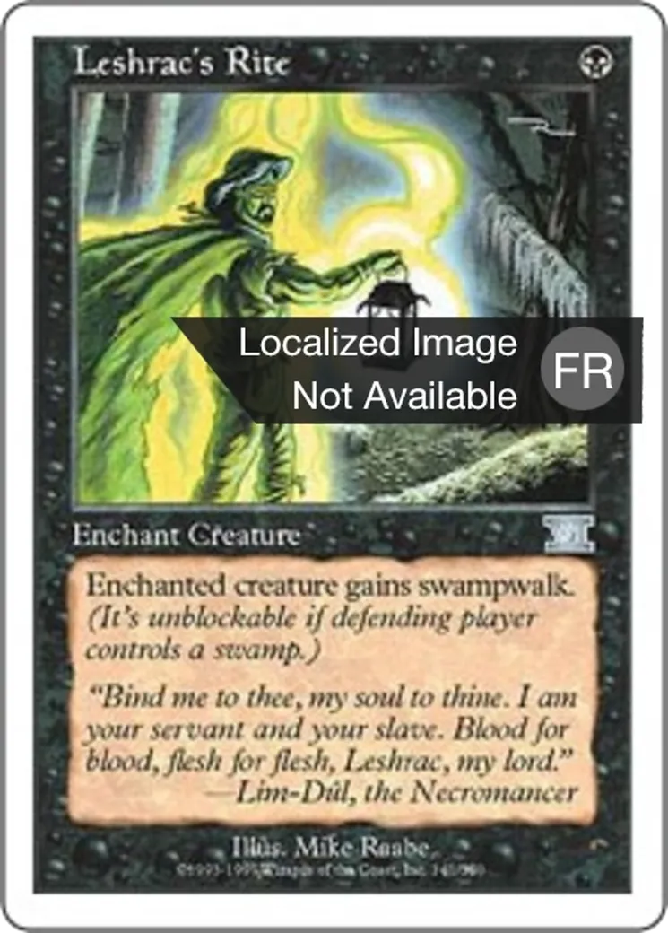 Rite selon Leshrac — Classic Sixth Edition — Magic: The Gathering