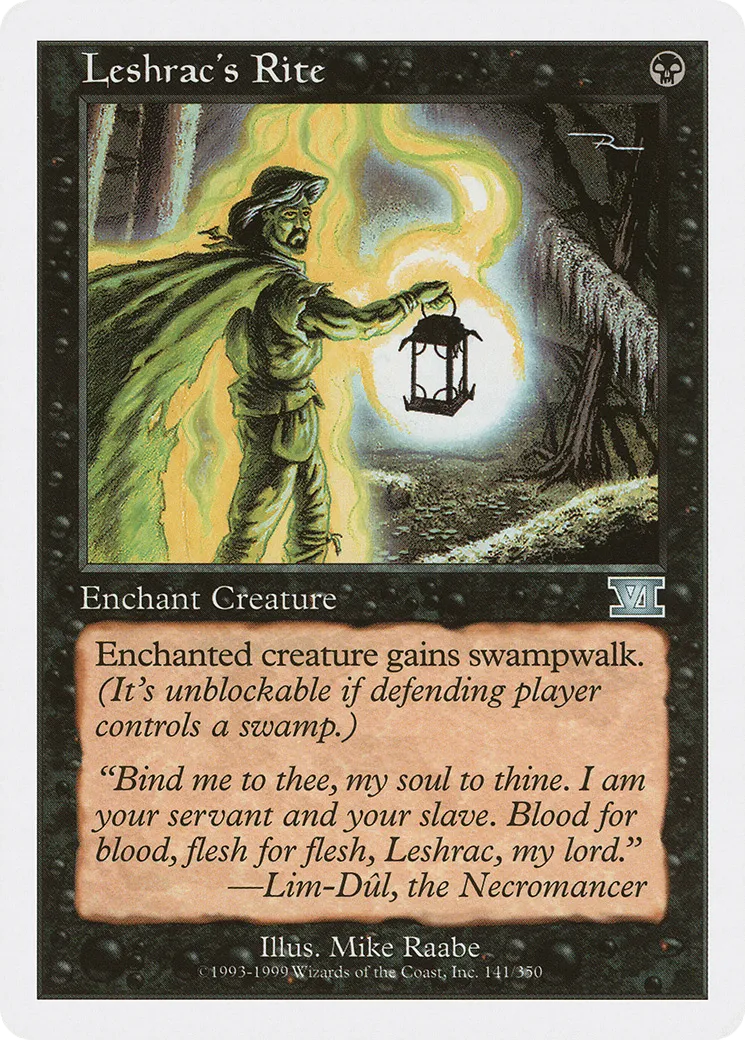 Leshrac's Rite — Classic Sixth Edition — Magic: The Gathering