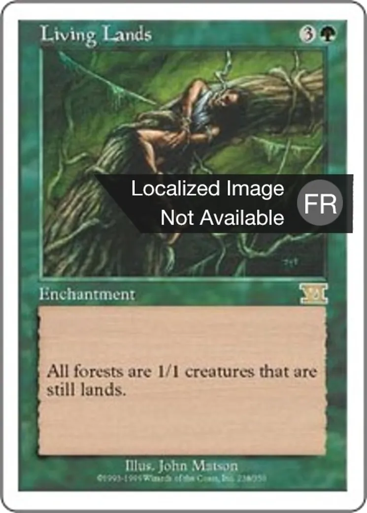 Terres vivantes — Classic Sixth Edition — Magic: The Gathering