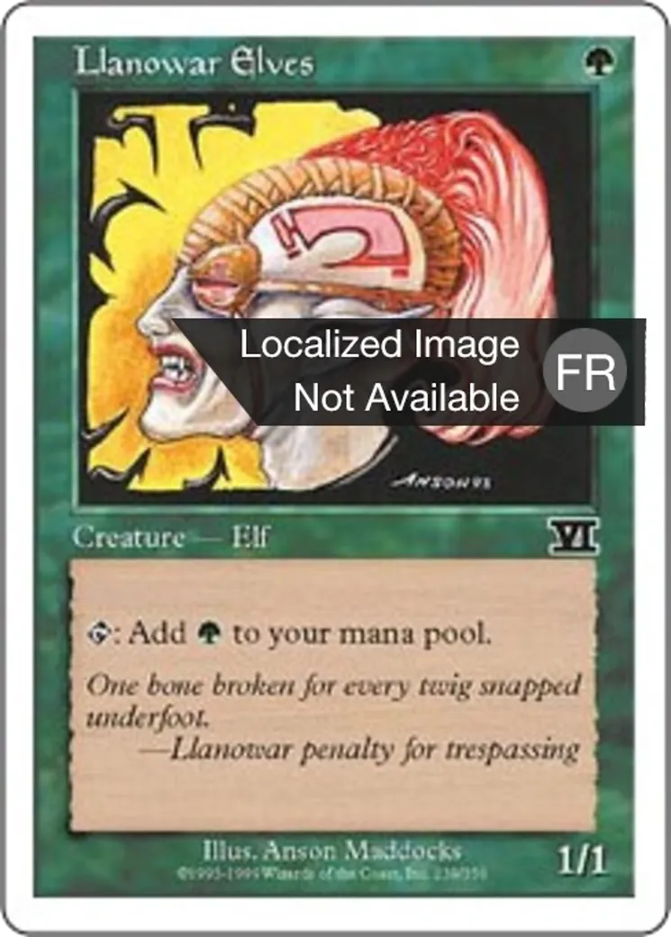 Elfes de Llanowar — Classic Sixth Edition — Magic: The Gathering