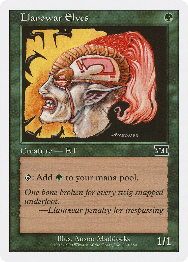 Elfes de Llanowar — Classic Sixth Edition — Magic: The Gathering