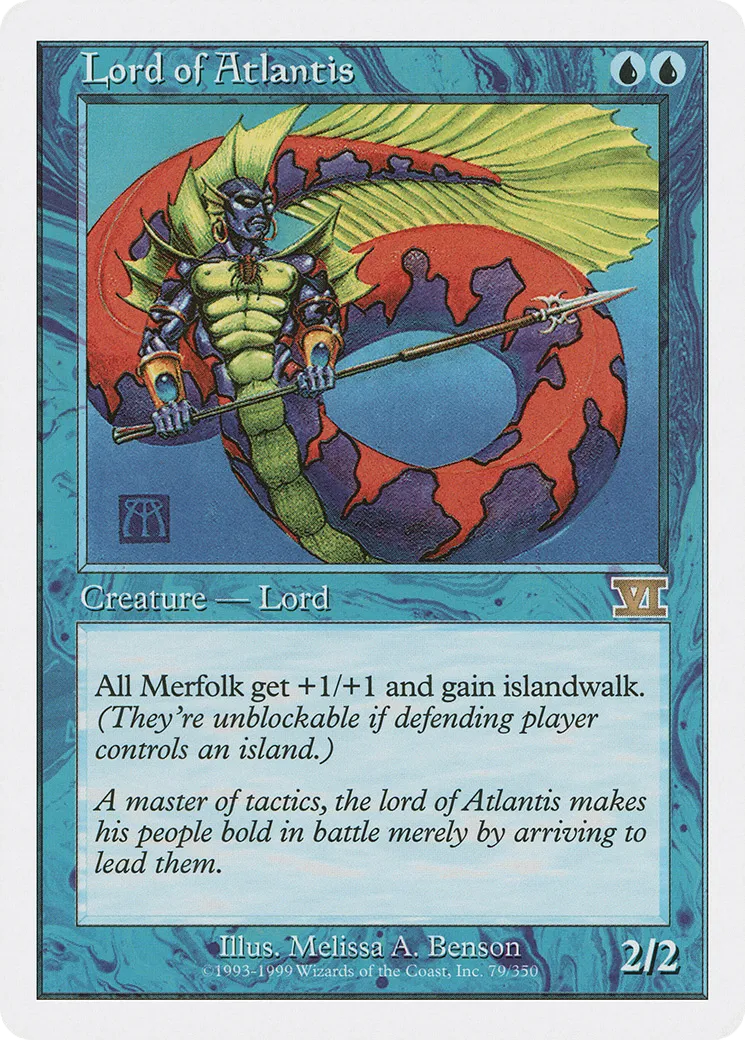 Lord of Atlantis — Classic Sixth Edition — Magic: The Gathering