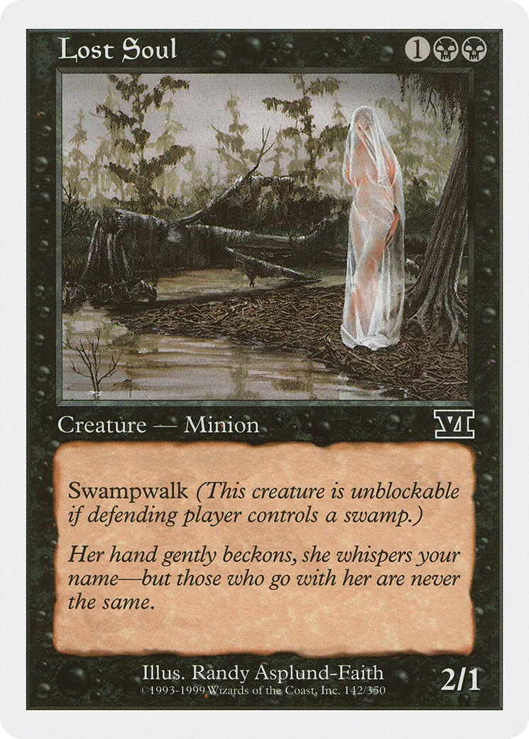 Lost Soul from Classic Sixth Edition - Magic: The Gathering