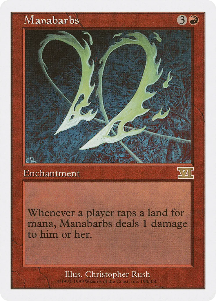 Manabarbs — Classic Sixth Edition — Magic: The Gathering