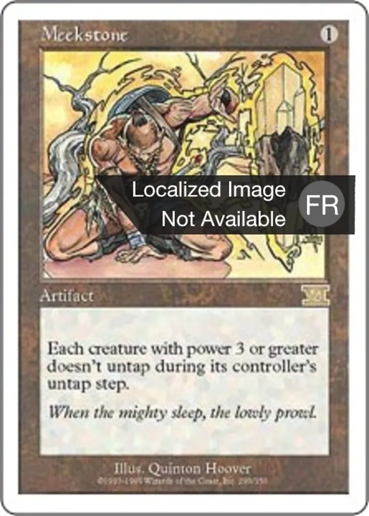 Pierre de soumission — Classic Sixth Edition — Magic: The Gathering