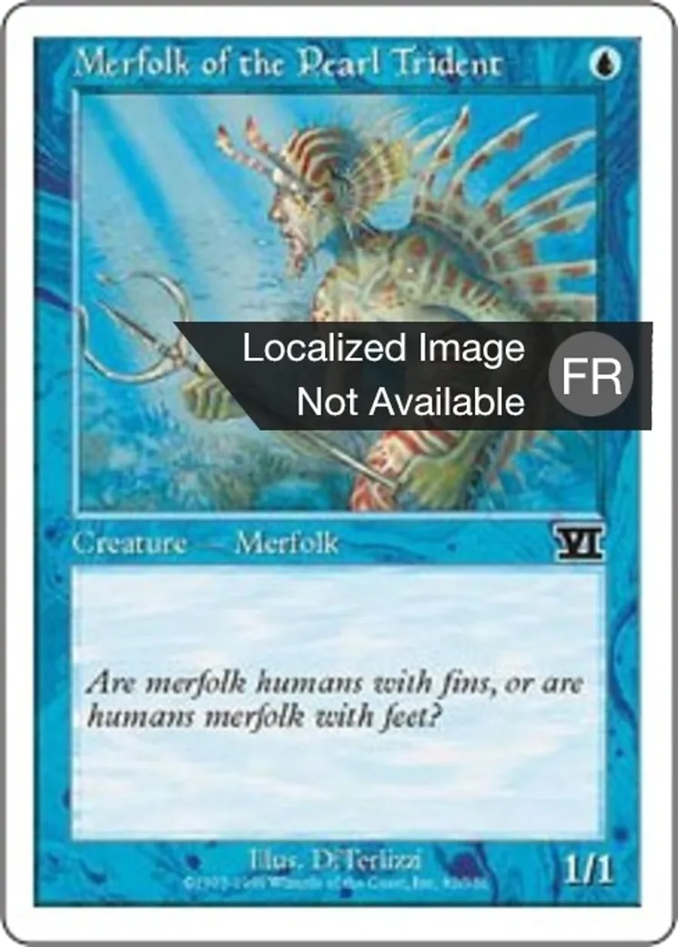 Ondin du Trident de perles — Classic Sixth Edition — Magic: The Gathering