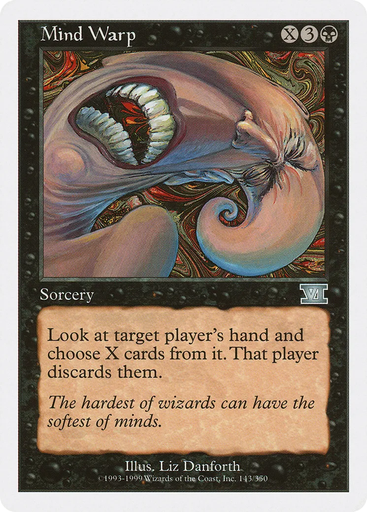 Mind Warp — Classic Sixth Edition — Magic: The Gathering