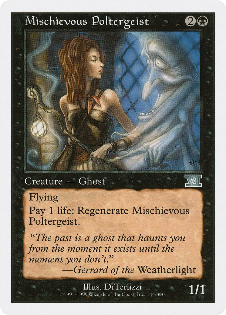 Mischievous Poltergeist — Classic Sixth Edition — Magic: The Gathering