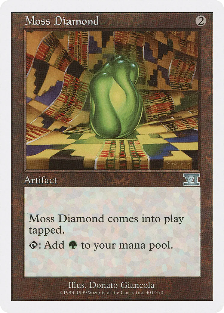 Moss Diamond — Classic Sixth Edition — Magic: The Gathering