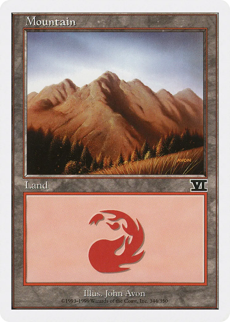 Mountain — Classic Sixth Edition — Magic: The Gathering