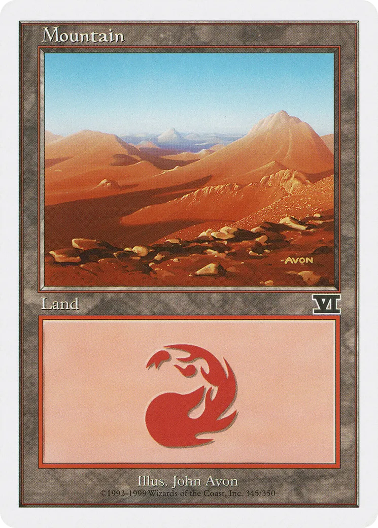 Mountain — Classic Sixth Edition — Magic: The Gathering