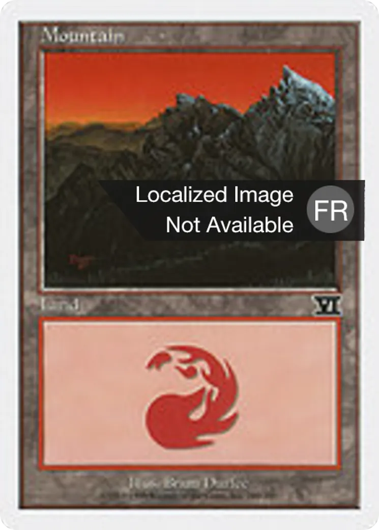 Montagne — Classic Sixth Edition — Magic: The Gathering
