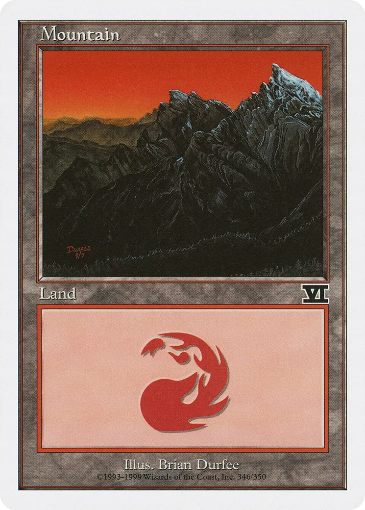 Mountain — Classic Sixth Edition — Magic: The Gathering