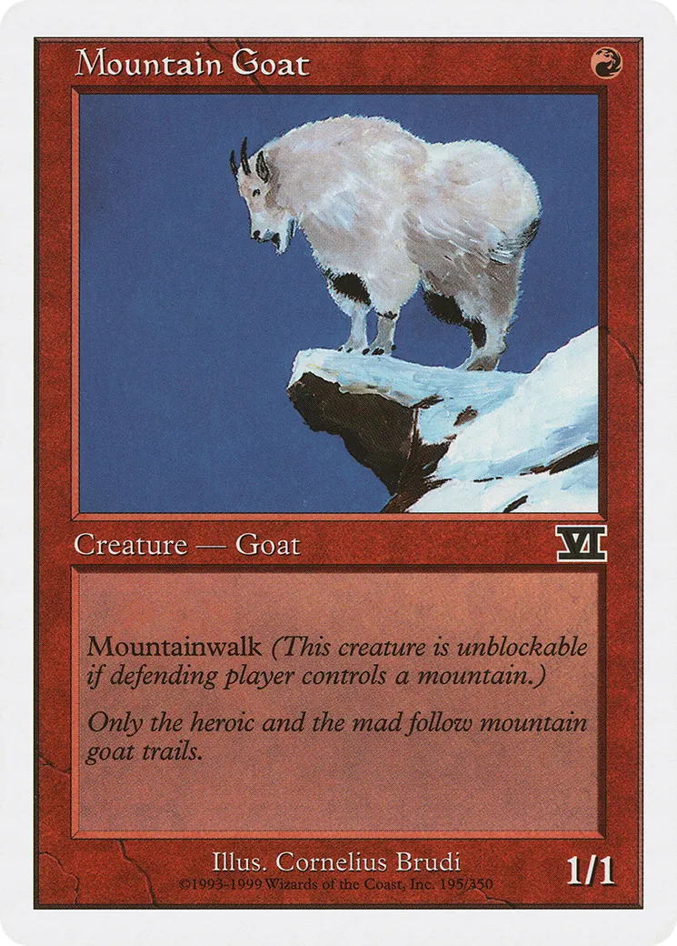 Mountain Goat — Classic Sixth Edition — Magic: The Gathering