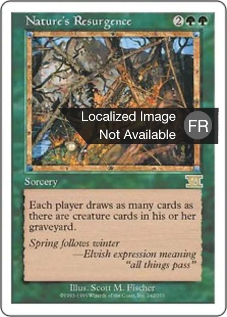 Renouveau de la nature — Classic Sixth Edition — Magic: The Gathering