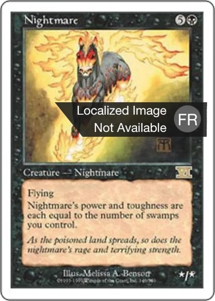Cheval de cauchemar — Classic Sixth Edition — Magic: The Gathering