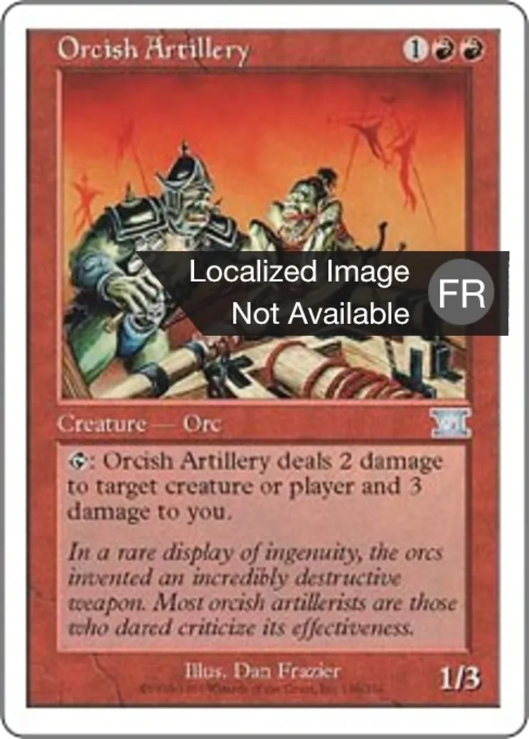 Artillerie orque — Classic Sixth Edition — Magic: The Gathering