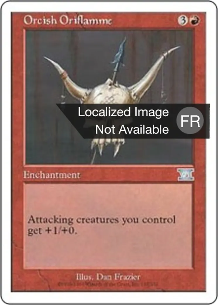 Oriflamme orque — Classic Sixth Edition — Magic: The Gathering