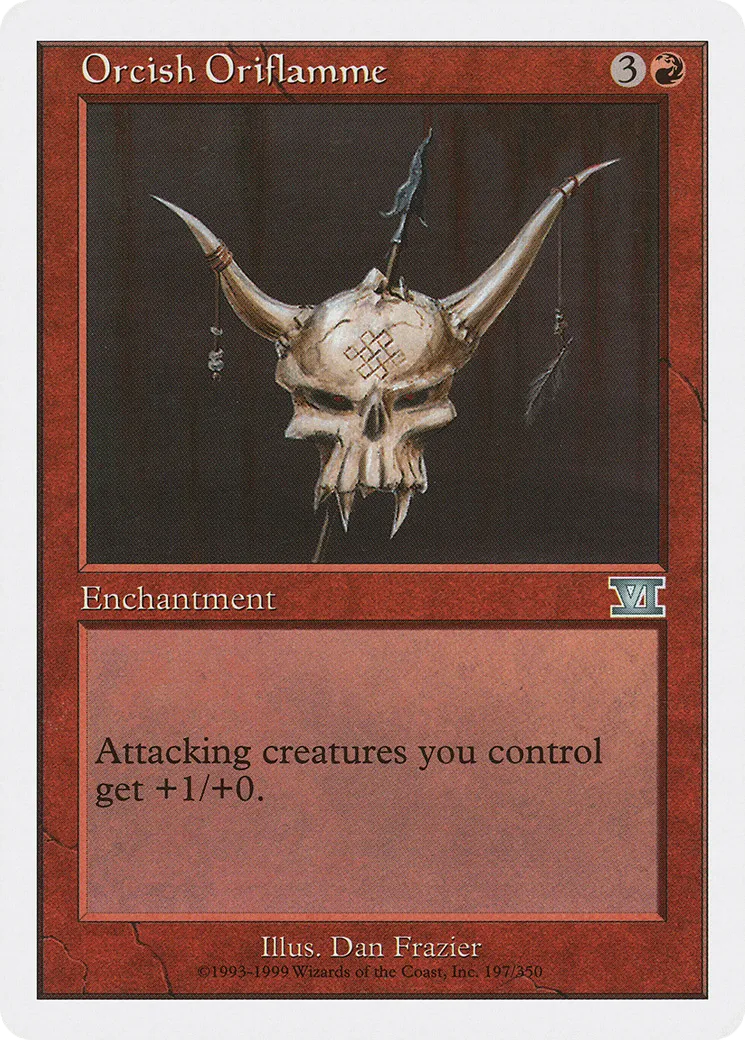 Orcish Oriflamme — Classic Sixth Edition — Magic: The Gathering