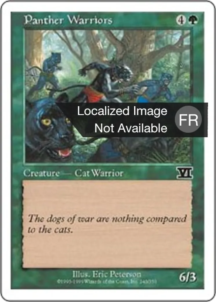 Guerrières panthères — Classic Sixth Edition — Magic: The Gathering