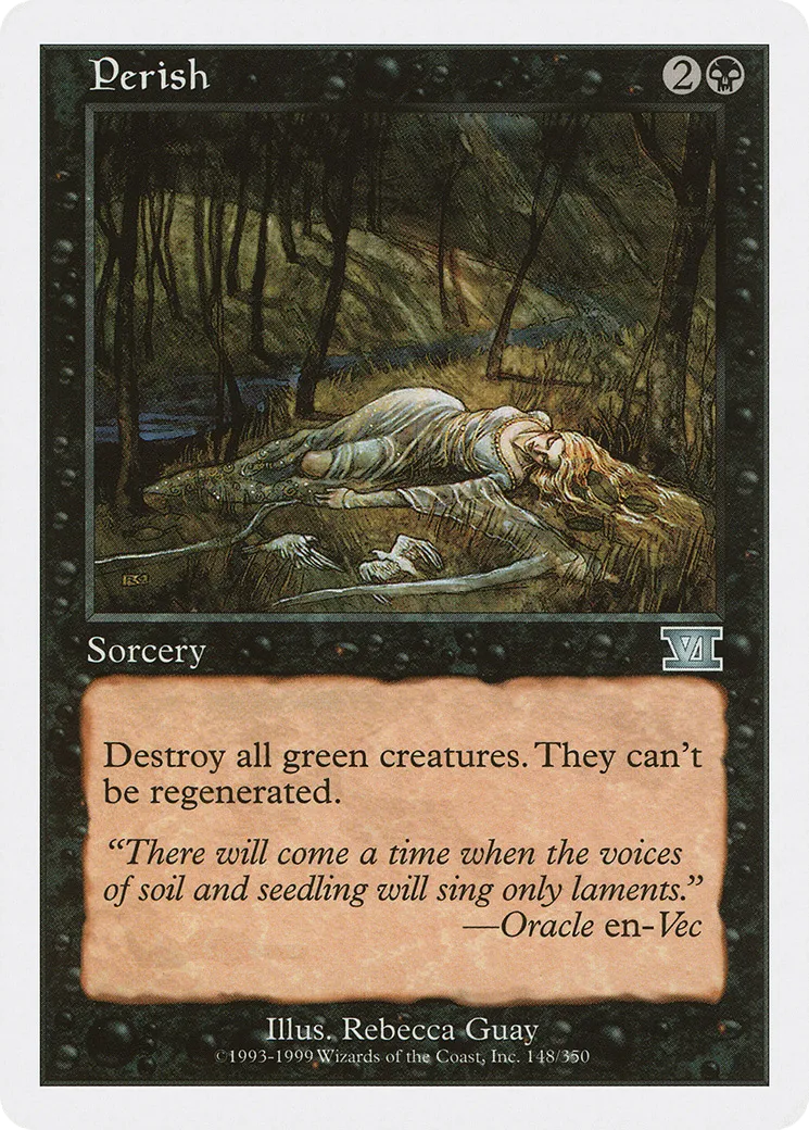 Perish — Classic Sixth Edition — Magic: The Gathering