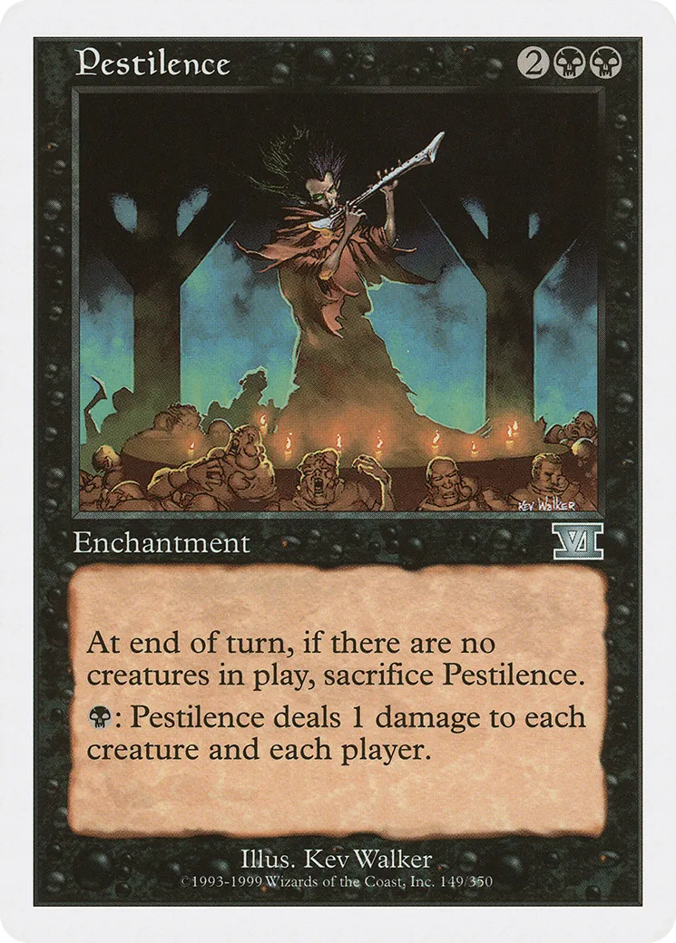 Pestilence — Classic Sixth Edition — Magic: The Gathering