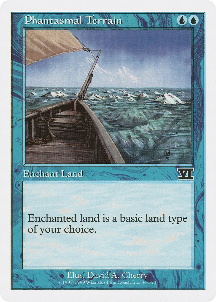 Phantasmal Terrain — Classic Sixth Edition — Magic: The Gathering