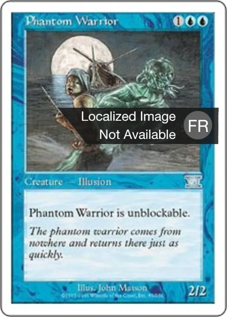 Guerrier fantomatique — Classic Sixth Edition — Magic: The Gathering
