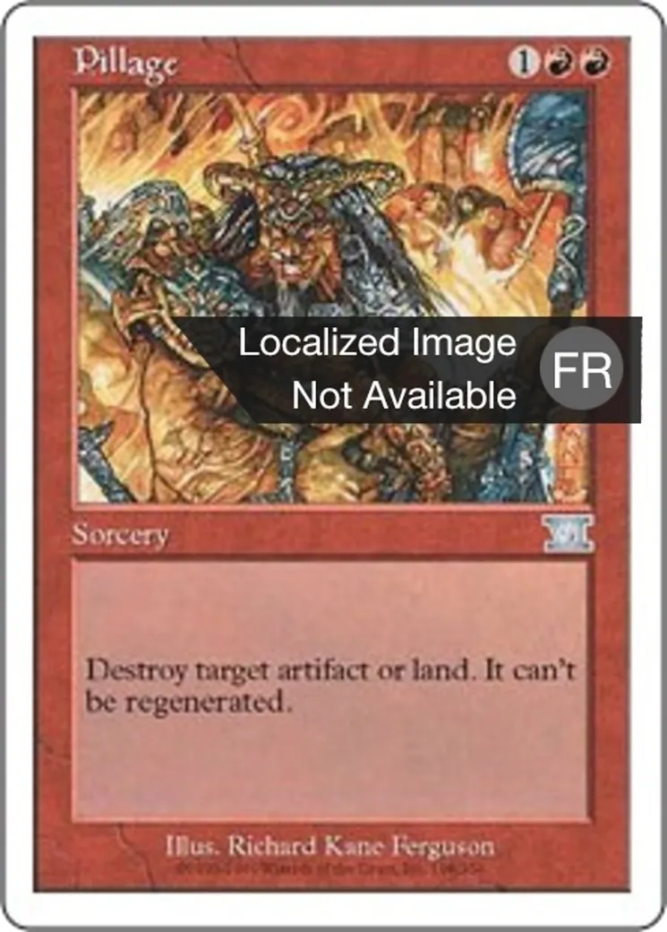 Pillage — Classic Sixth Edition — Magic: The Gathering
